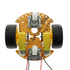 UNO R3 2WDの茎の教育のためのスマートなロボット車のシャーシのキットのABS普遍的な車輪
